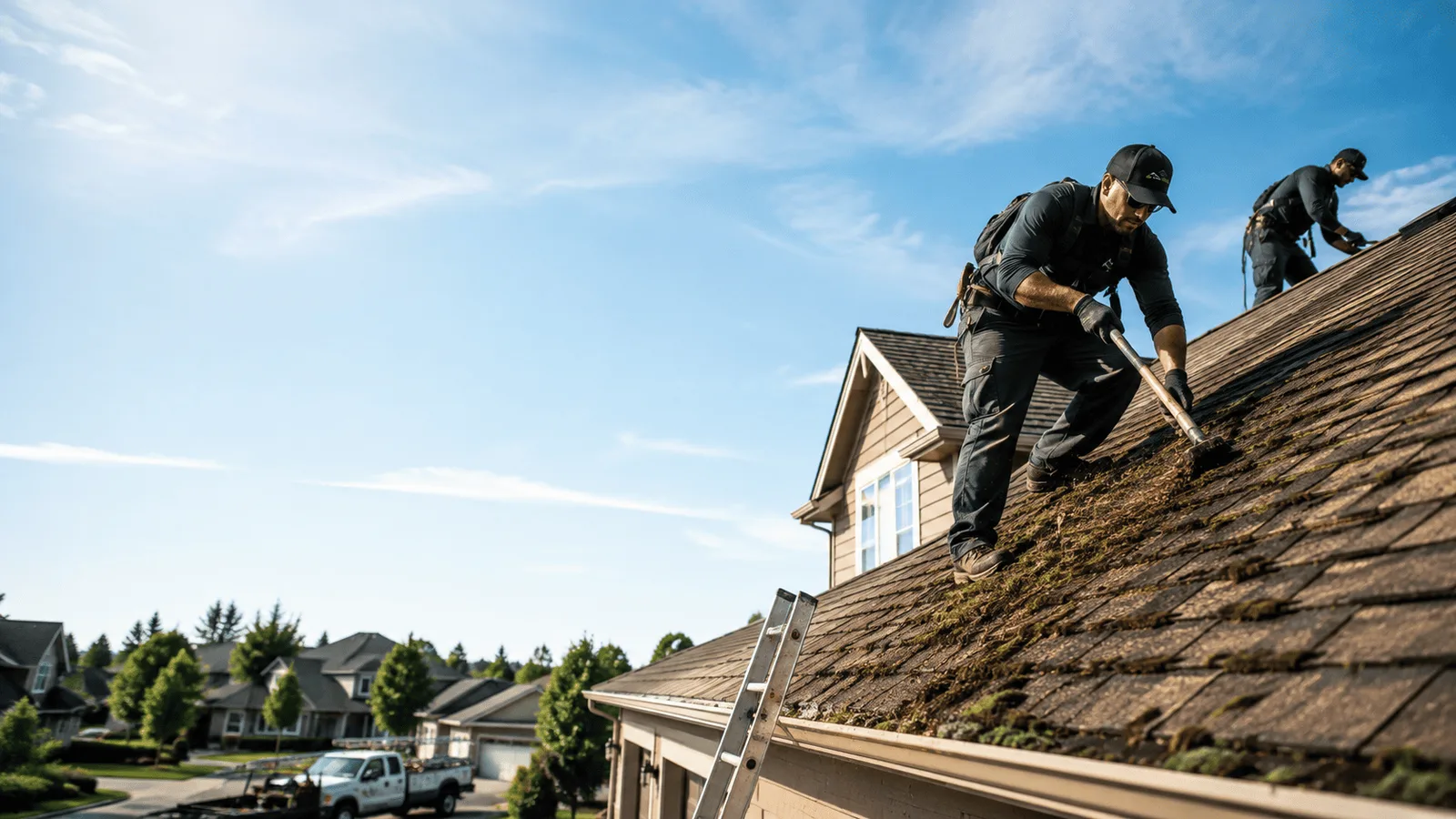 Roof Moss Removal in Cyril, OK near me